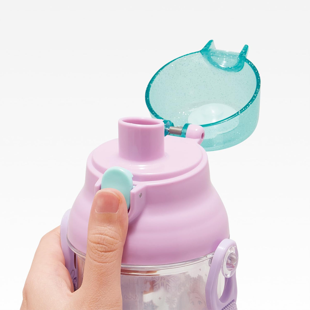 Skater Kids Clear Water Bottle 480ml Featuring Disney Frozen