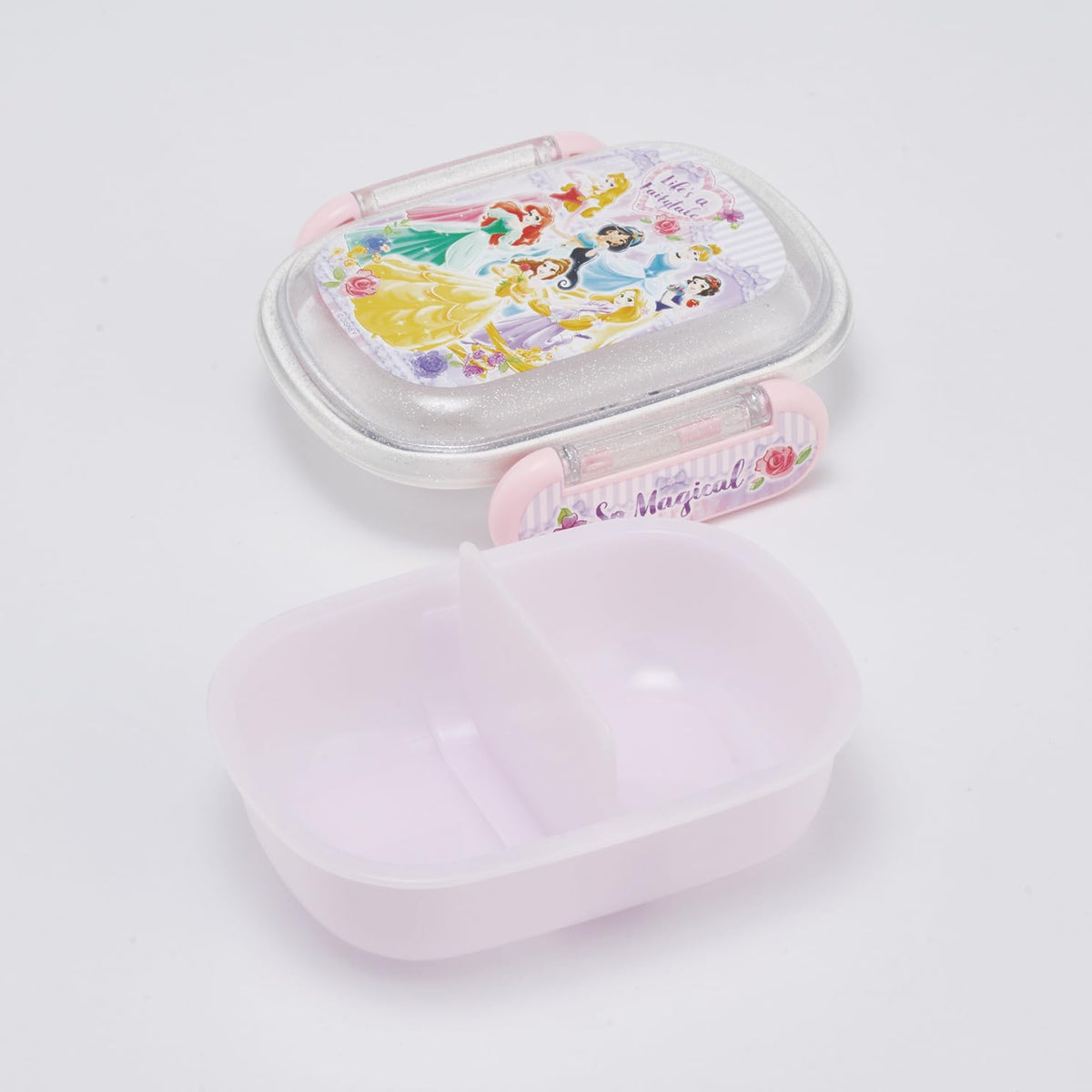Skater Kids Lunch Box Dome Shaped 270ml with Disney Princess Design