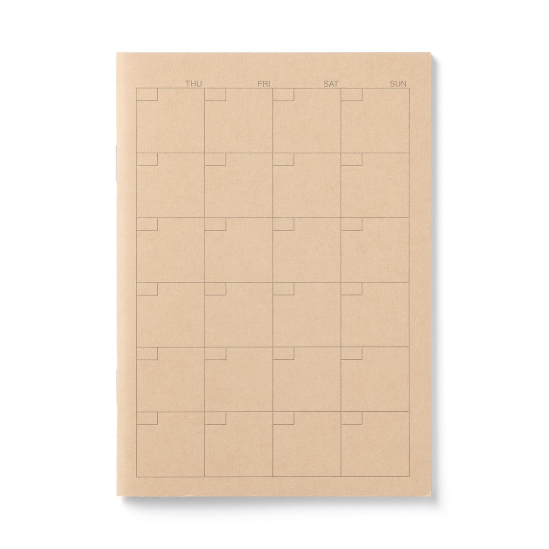 MUJI Monthly Planner A6 with 32 Pages for Easy Organization
