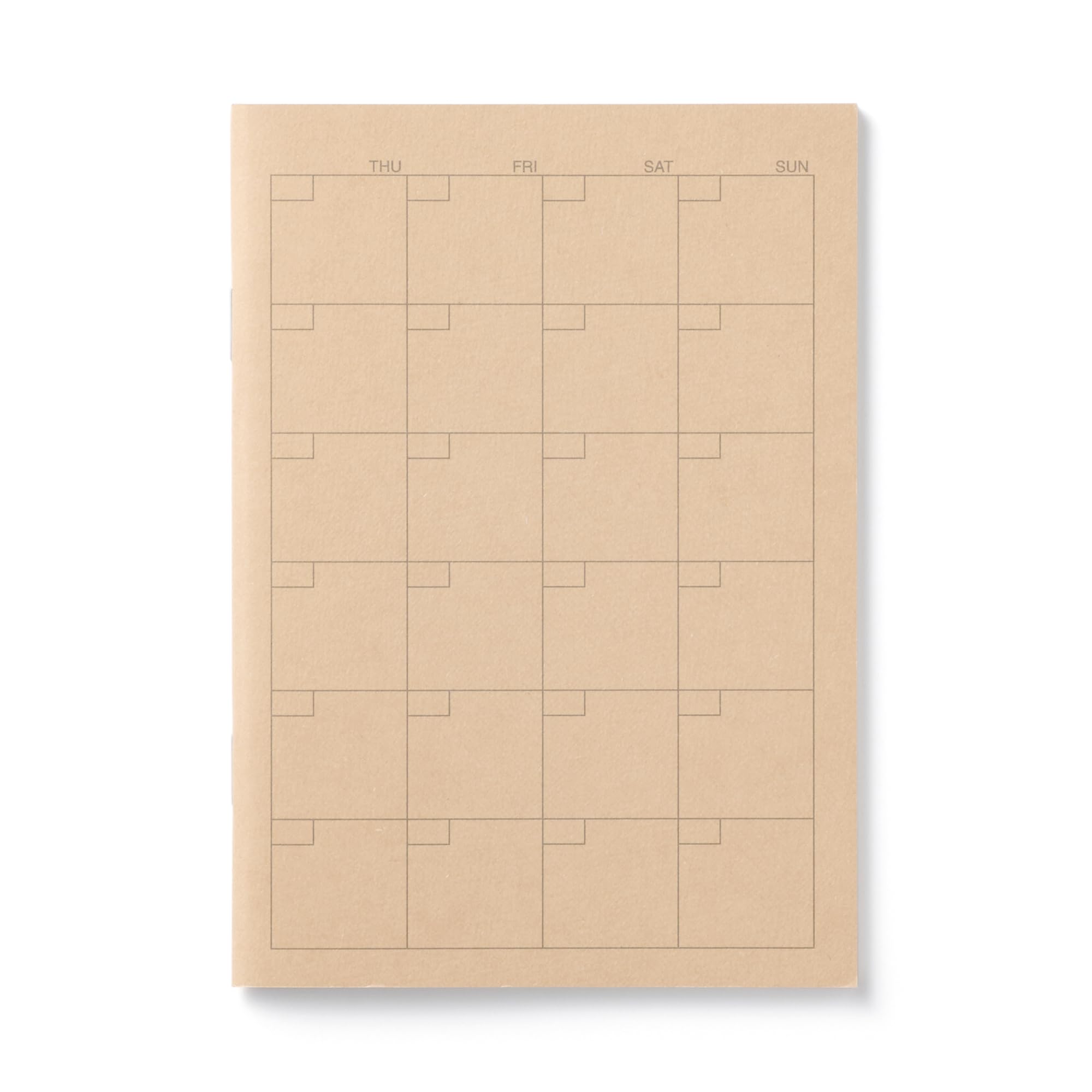 MUJI Monthly Planner A6 with 32 Pages for Easy Organization