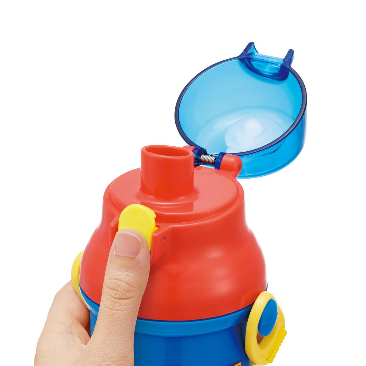 Skater Kids Water Bottle with One-Push Open 480ml