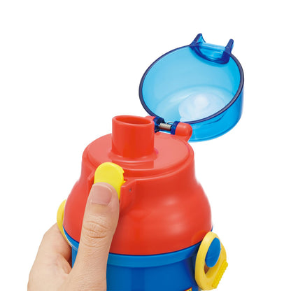 Skater Kids Water Bottle with One-Push Open 480ml