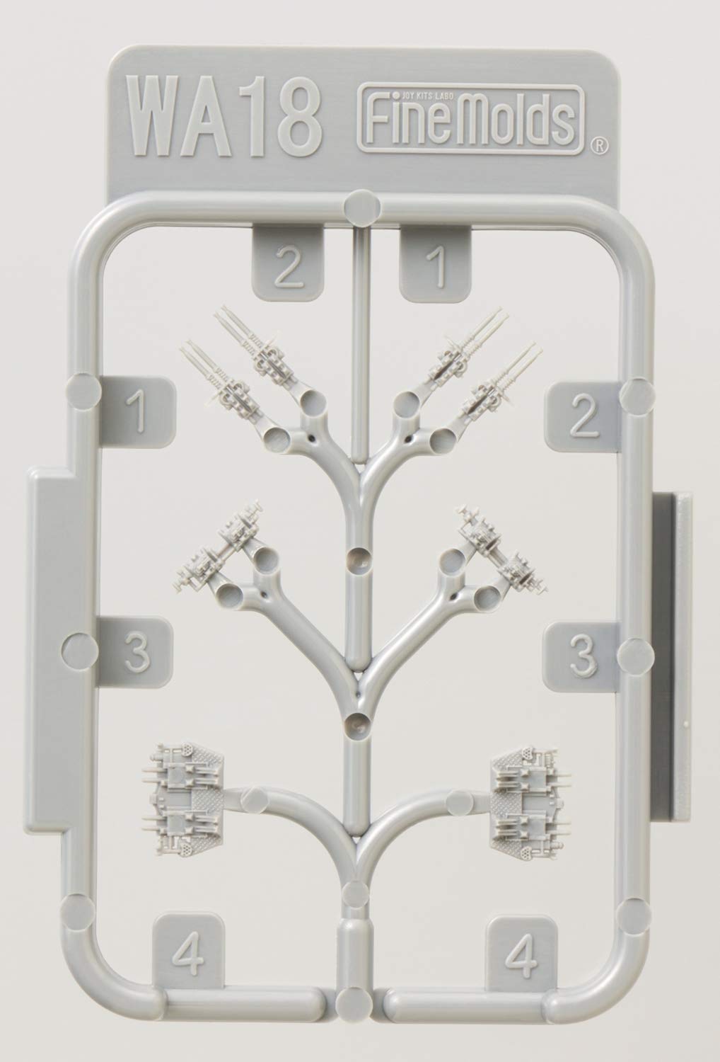FineMolds 1/700 Scale Model Bofors 40mm Quad Gun Parts Set WA18