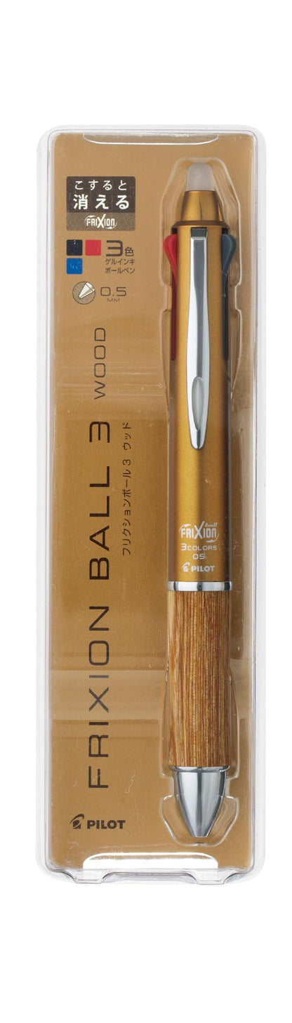 PILOT Friction Ball 3 Wood 0.5mm Brown Ink Pen