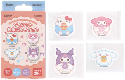 Skater Cute Character Band-Aids 20 Count for Kids