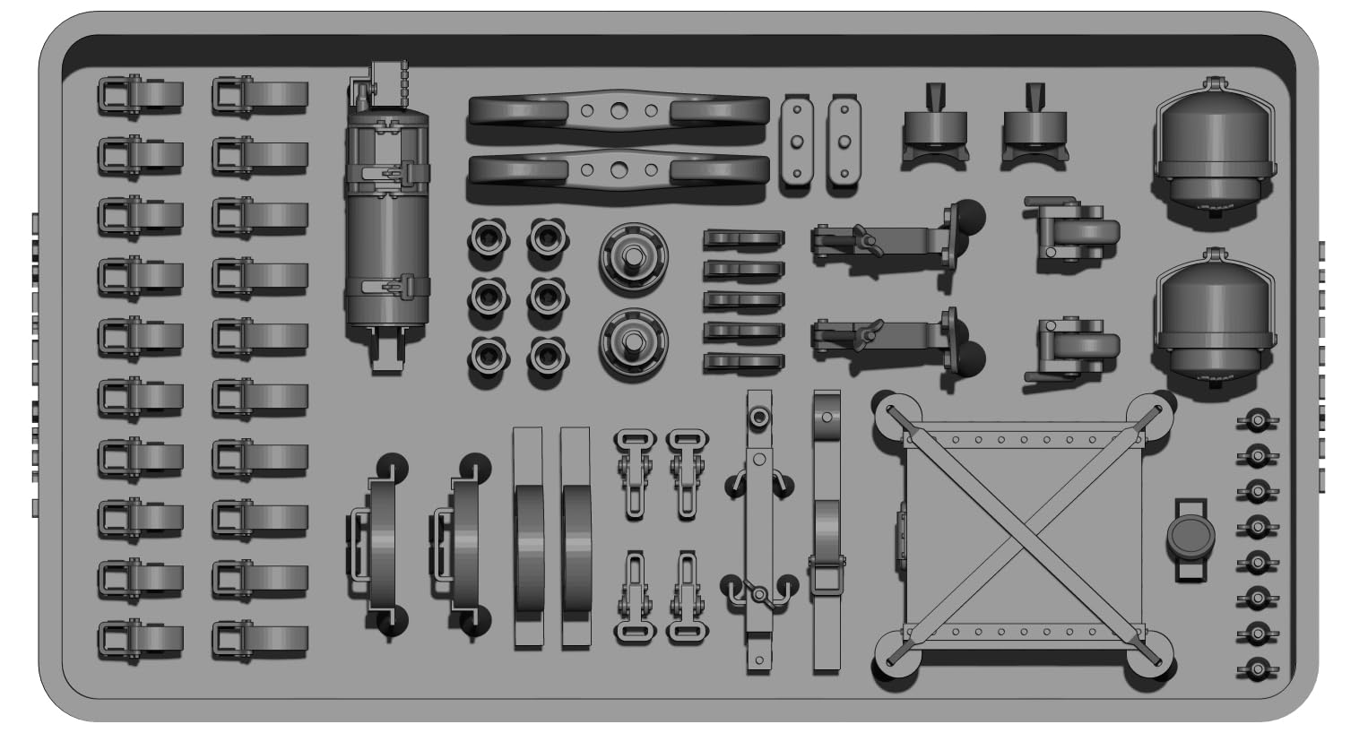 BSK Model 1/35 Scale Detail Parts Set for WW2 German Panther Tank D-Type