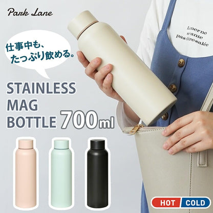 Park Lane Stainless Steel Water Bottle 700ml Stylish Blue