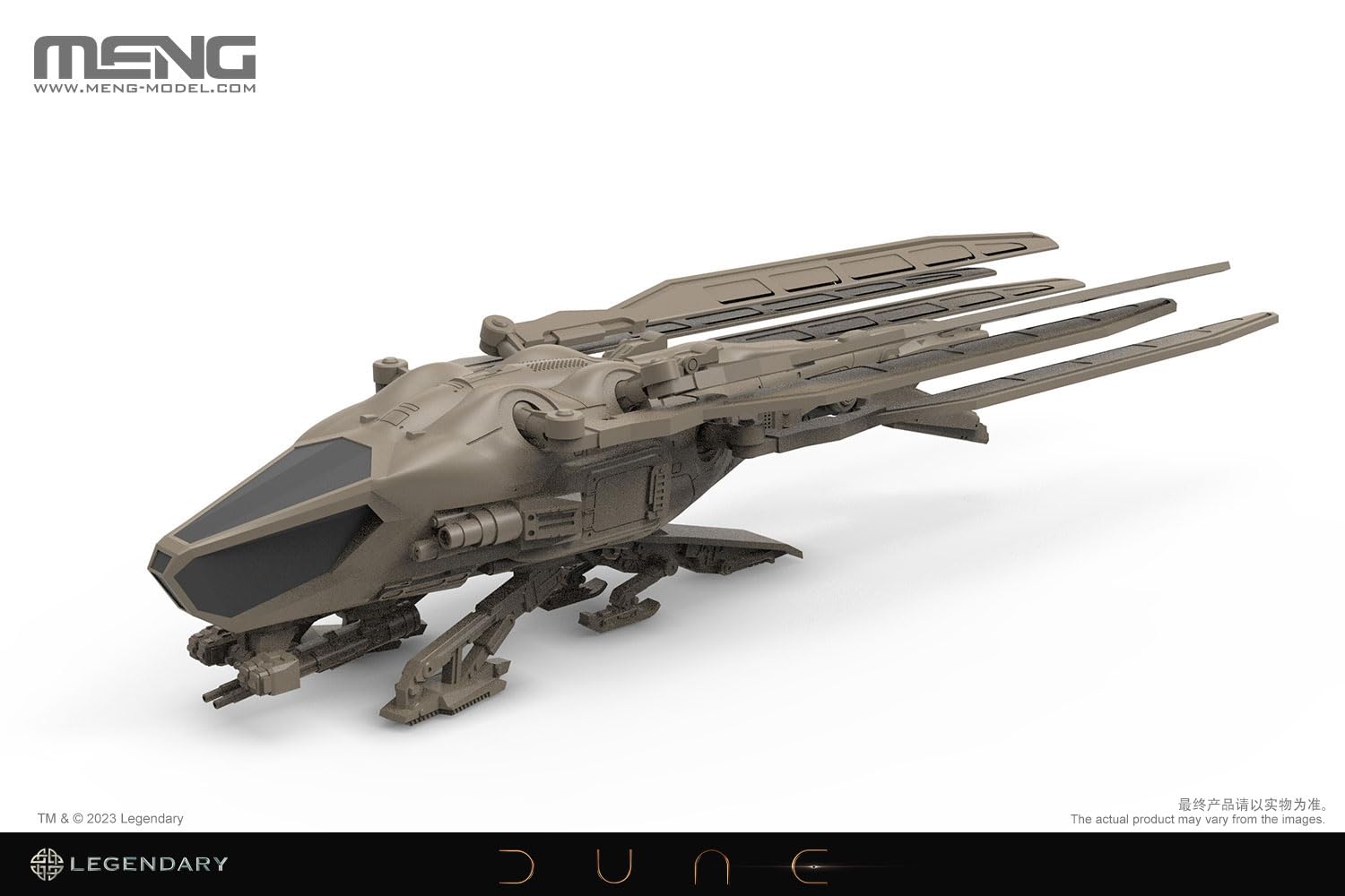 MENG Dune Harkonnen Ornithopter Model 88mm Non-Scale