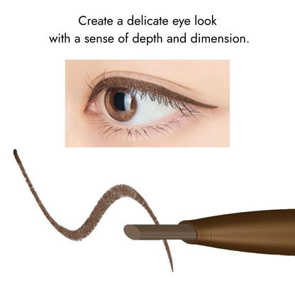 LoveLiner Cream Fit Pencil R Medium Brown for Effortless Eyeliner Application