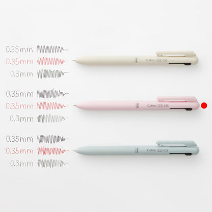Pentel Multi-Function Ballpoint Pen Calme 0.35mm Pink