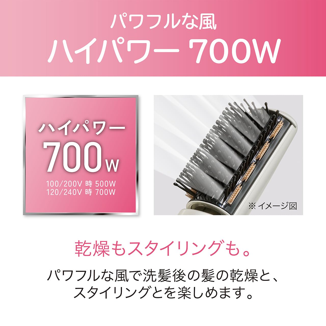 Koizumi Curling Dryer Twin Negative Ion Lightweight Slim Gold KDD-0053/N