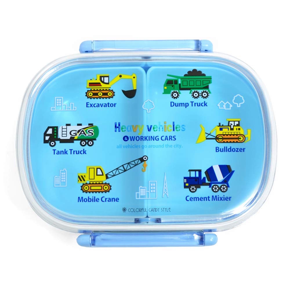 COLORFUL CANDY STYLE Lunch Box for Kids with Fun Car Design