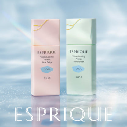 ESPRIQUE Triple Lasting Primer Cool Pink Beige 30g for Flawless Makeup