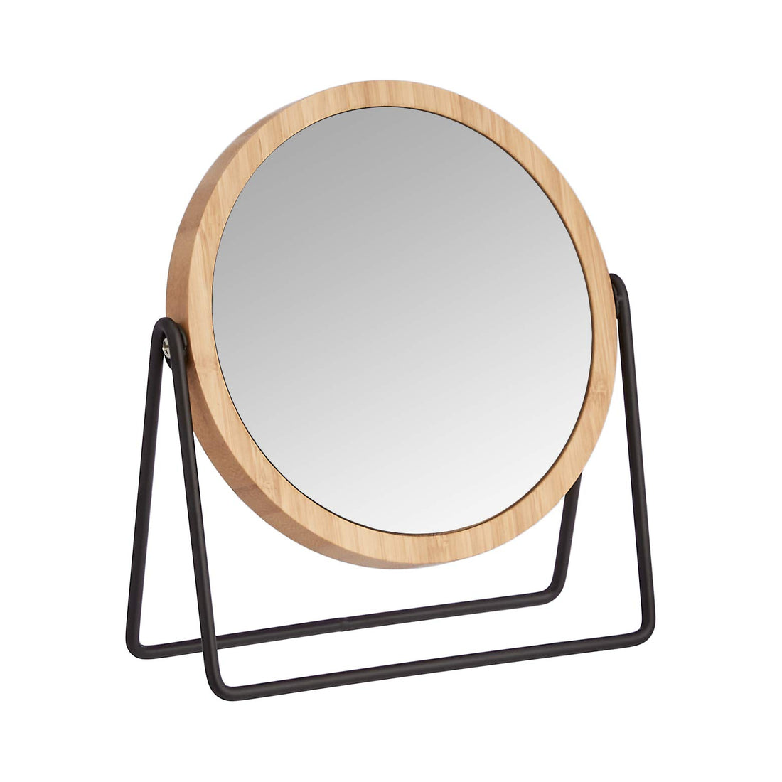 Amazon Basics Double-Sided Vanity Mirror with Bamboo Frame 7.56cm