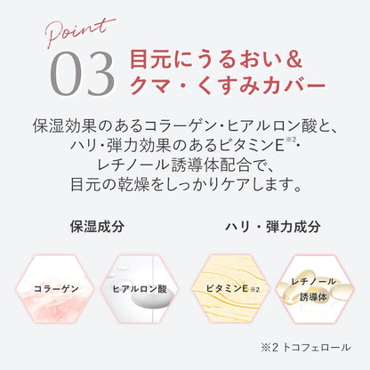 tinker wink Tear Bag Eye Color Prism Coral OR01 Waterproof Highlight