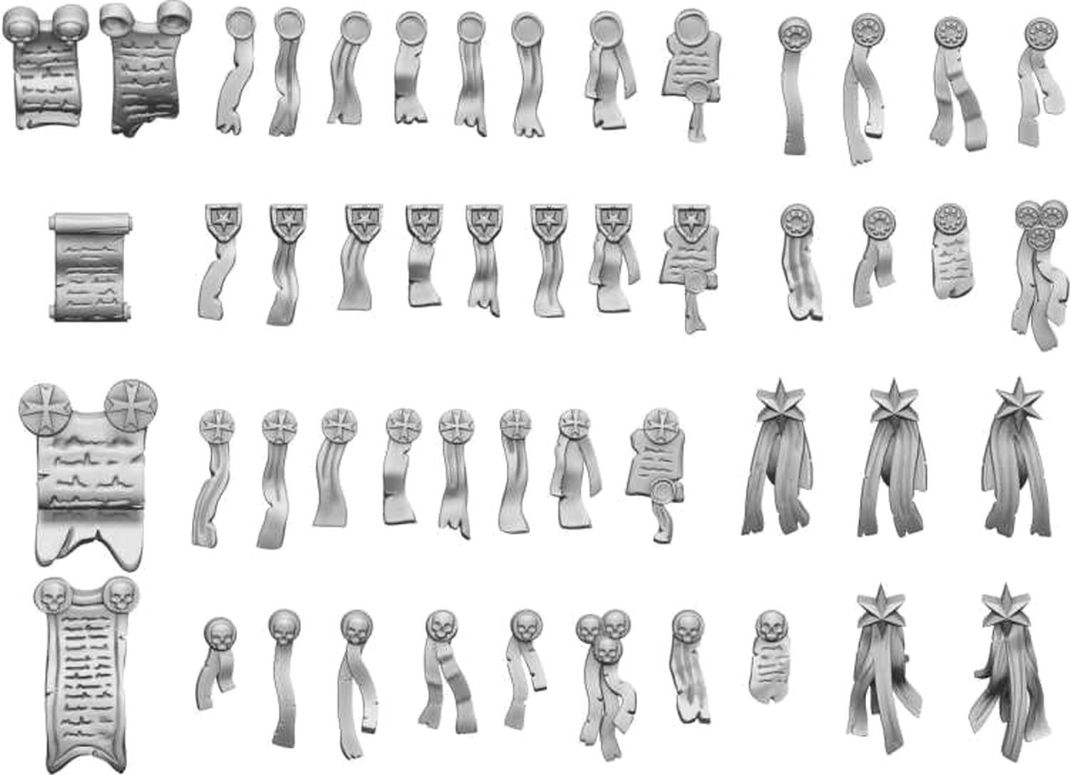 Green Stuff World 3D Printed Purity Seals Set 50 Pieces