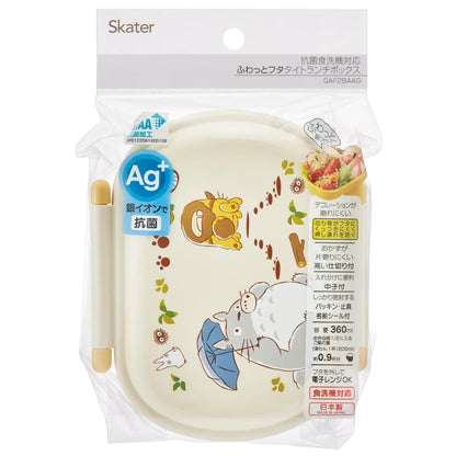Skater Lunch Box for Kids 360ml with Totoro Design Made in Japan