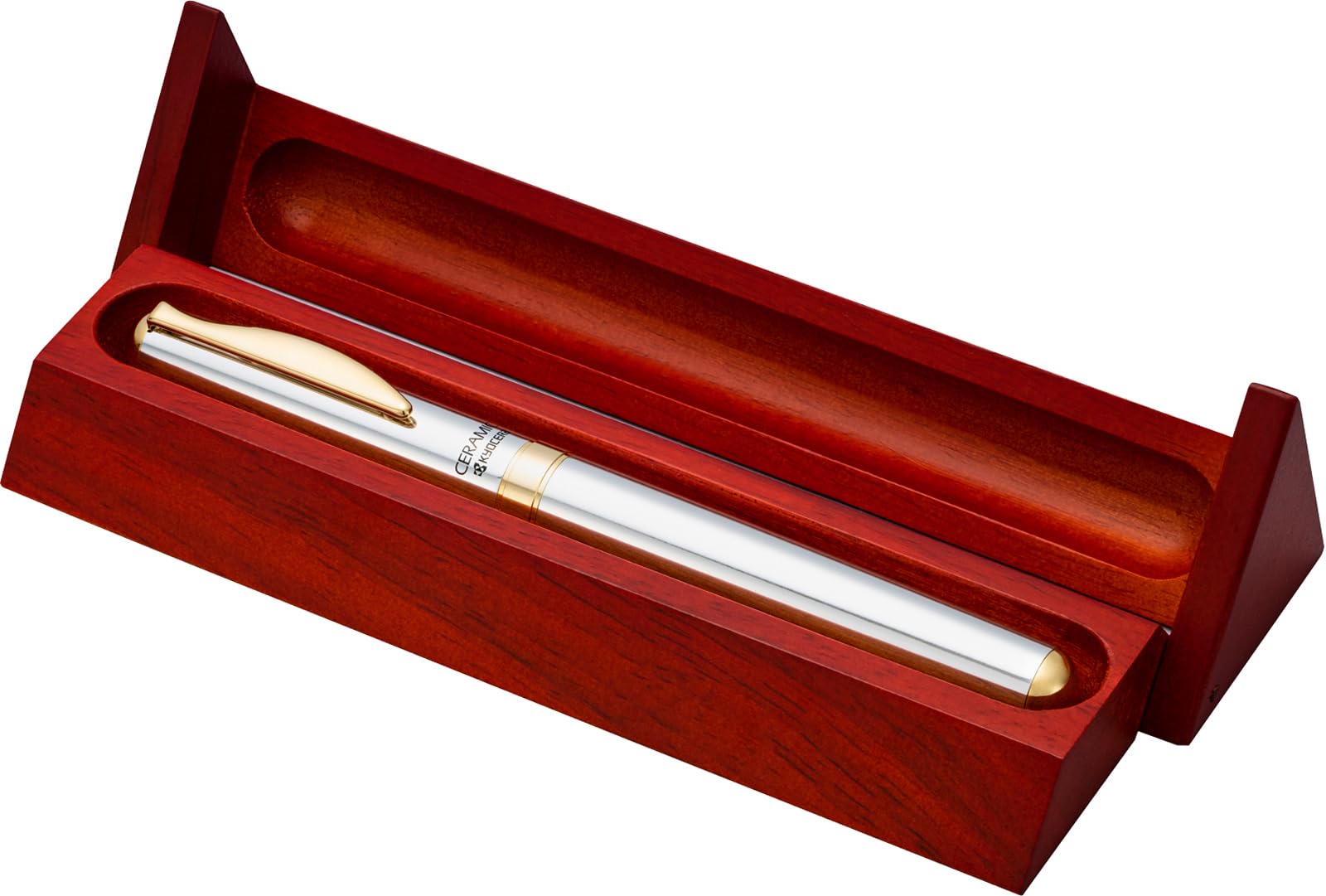 Kyocera Wooden Ballpoint Pen with Ceramic Tip for Smooth Writing