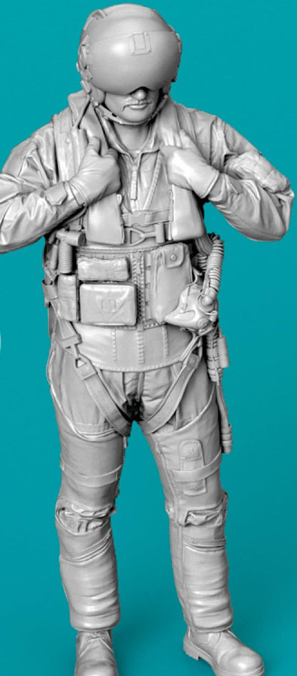 Reskit 1/48 A-10C Thunderbolt II Pilot Figure Resin Kit