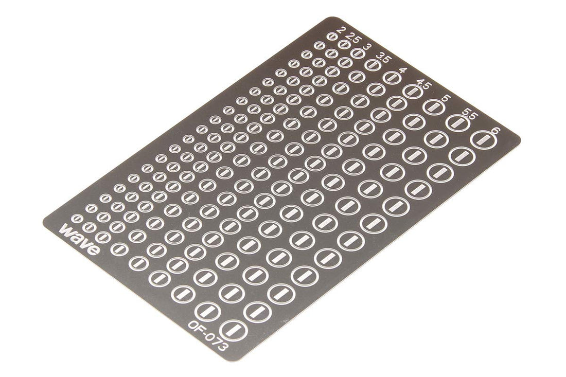 Wave Basic Etching Round 3 Scale Model Parts for Collectors