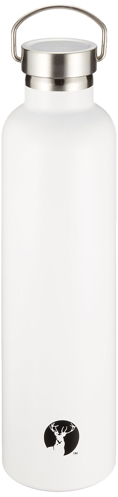 CAPTAIN STAG Sports Bottle Vacuum Insulated 1000ml White