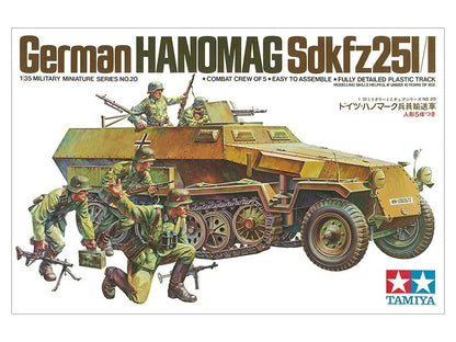 TAMIYA Military Miniature Series 1/35 German Hanomag Personnel Carrier Model