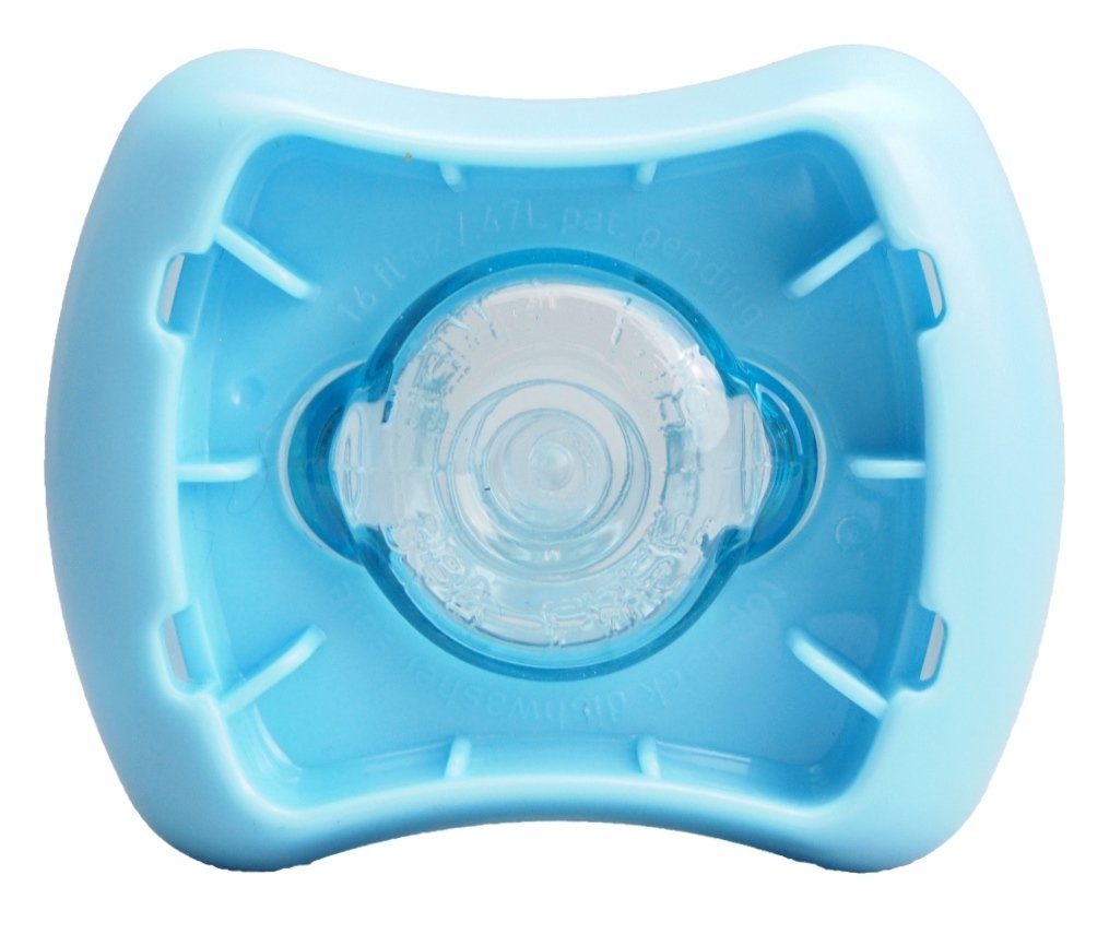Paarukinzoku Water Bottle 1000ml Blue Block Style for Everyday Use