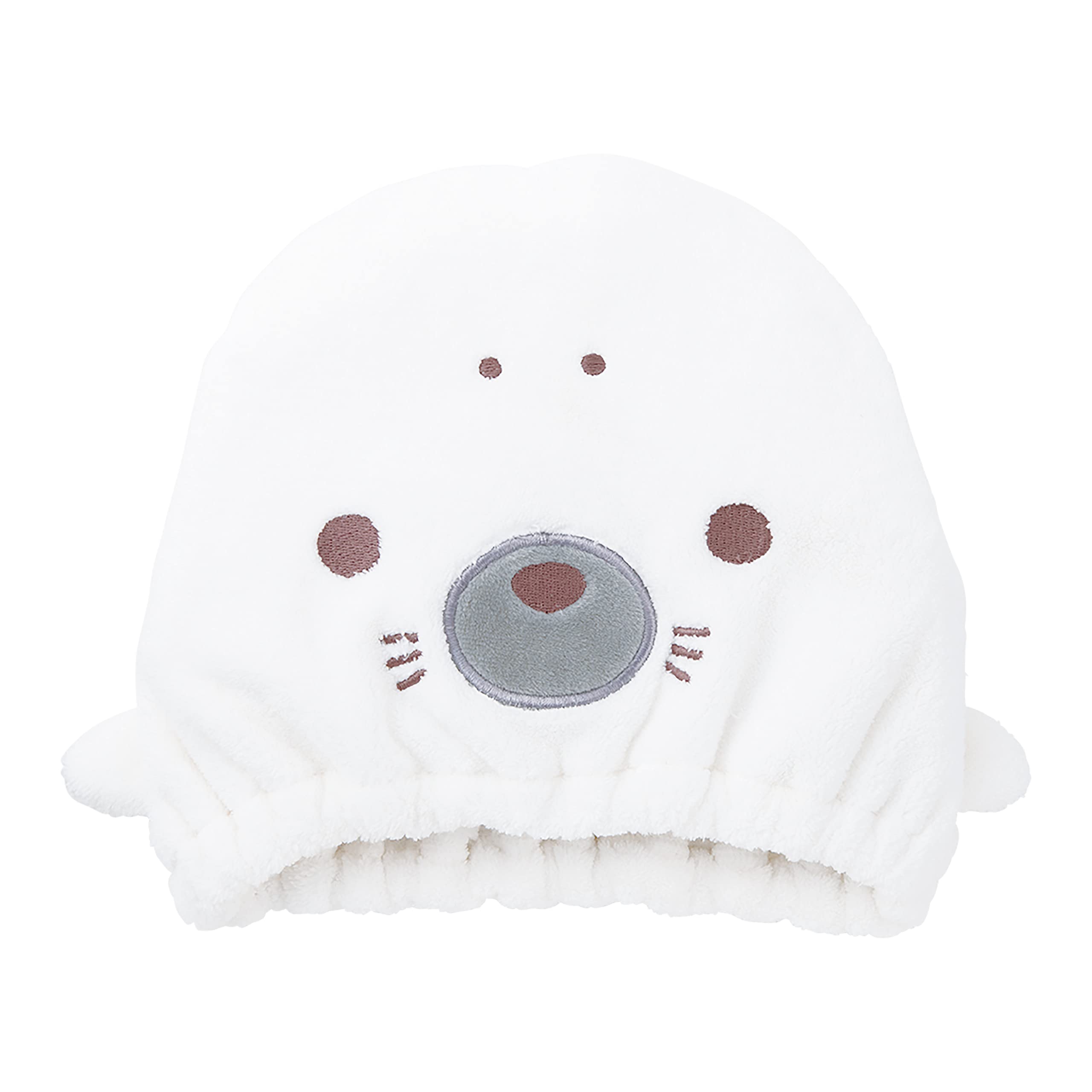 LIV HEART Animal Hair Cap Seal Soft Towel 22cm Quick Dry
