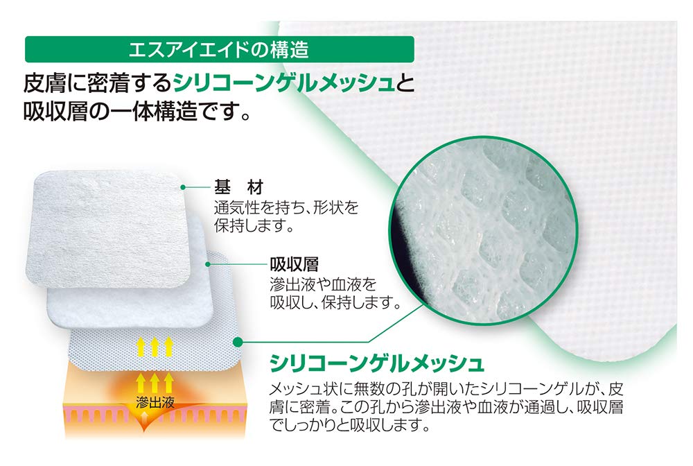 ALCARE Silicone Gel Dressings for Wound Care 50 Count