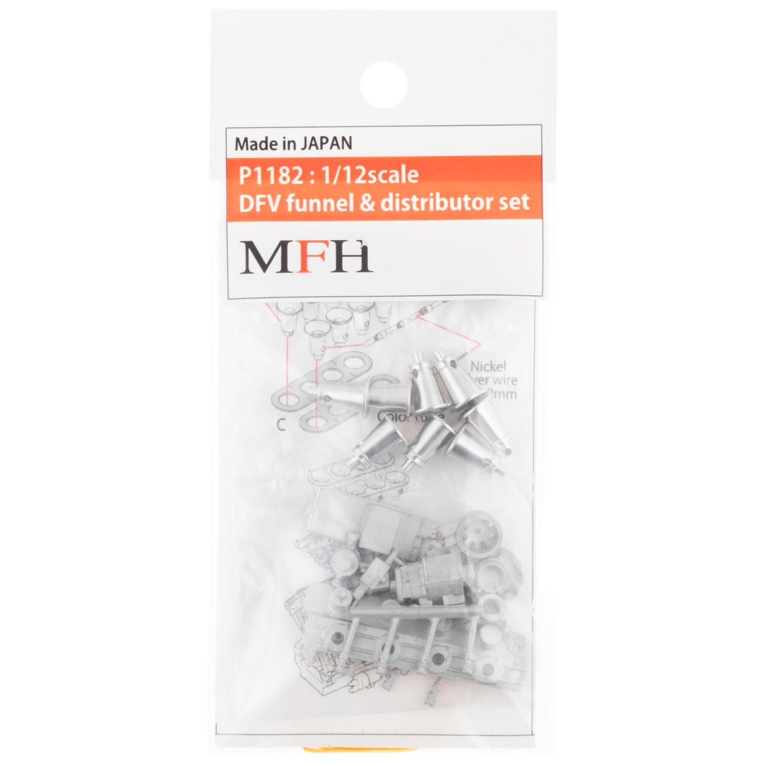 Model Factory Hiro Funnel and Distributor Set 1/12 Scale Model Parts