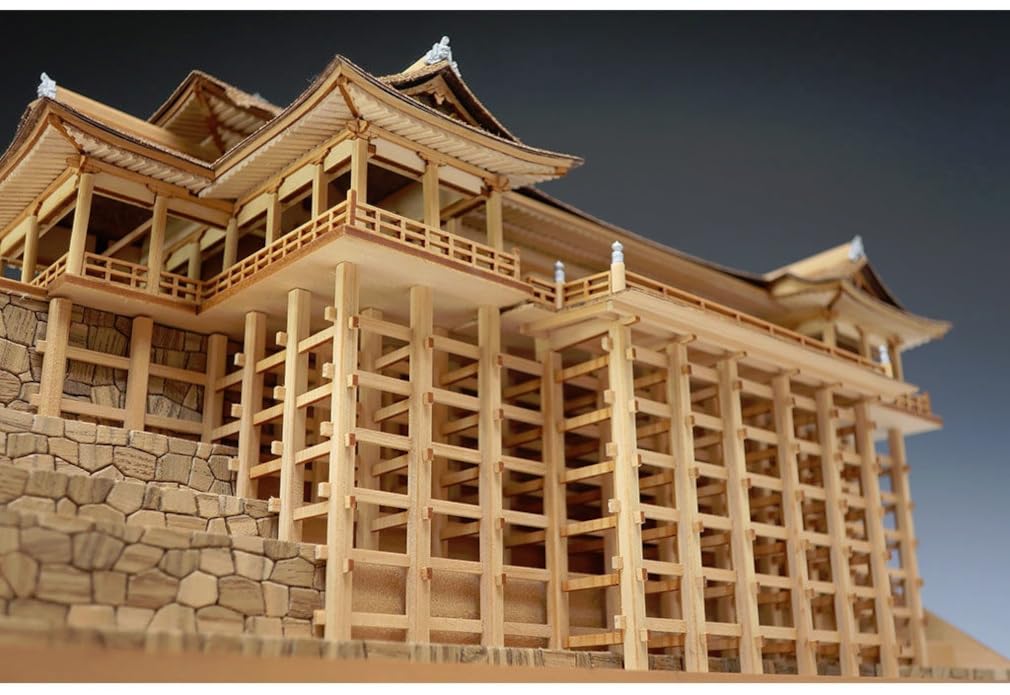 Woody JOE 1/150 Shimizu Temple Wooden Model Assembly Kit
