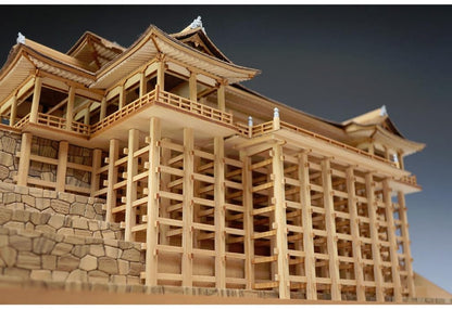 Woody JOE 1/150 Shimizu Temple Wooden Model Assembly Kit