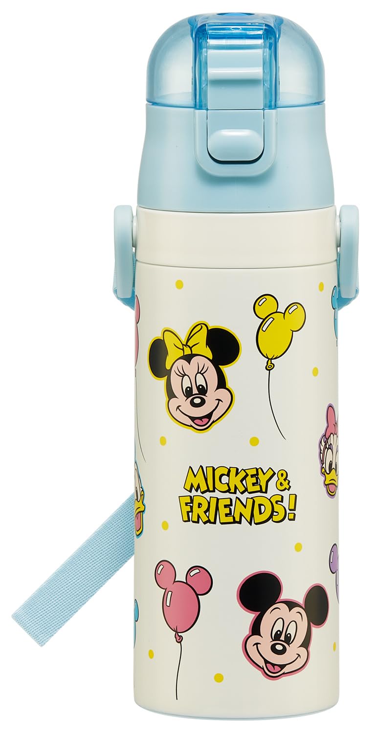 Skater Kids Water Bottle 470ml Mickey &amp; Friends Lightweight Design