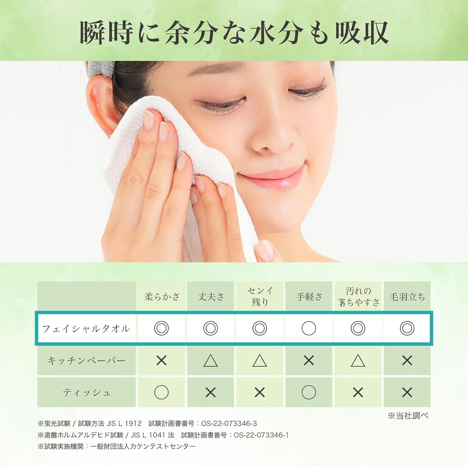 Sokaiteki Cleansing Towels 60 Count Disposable Facial Towels