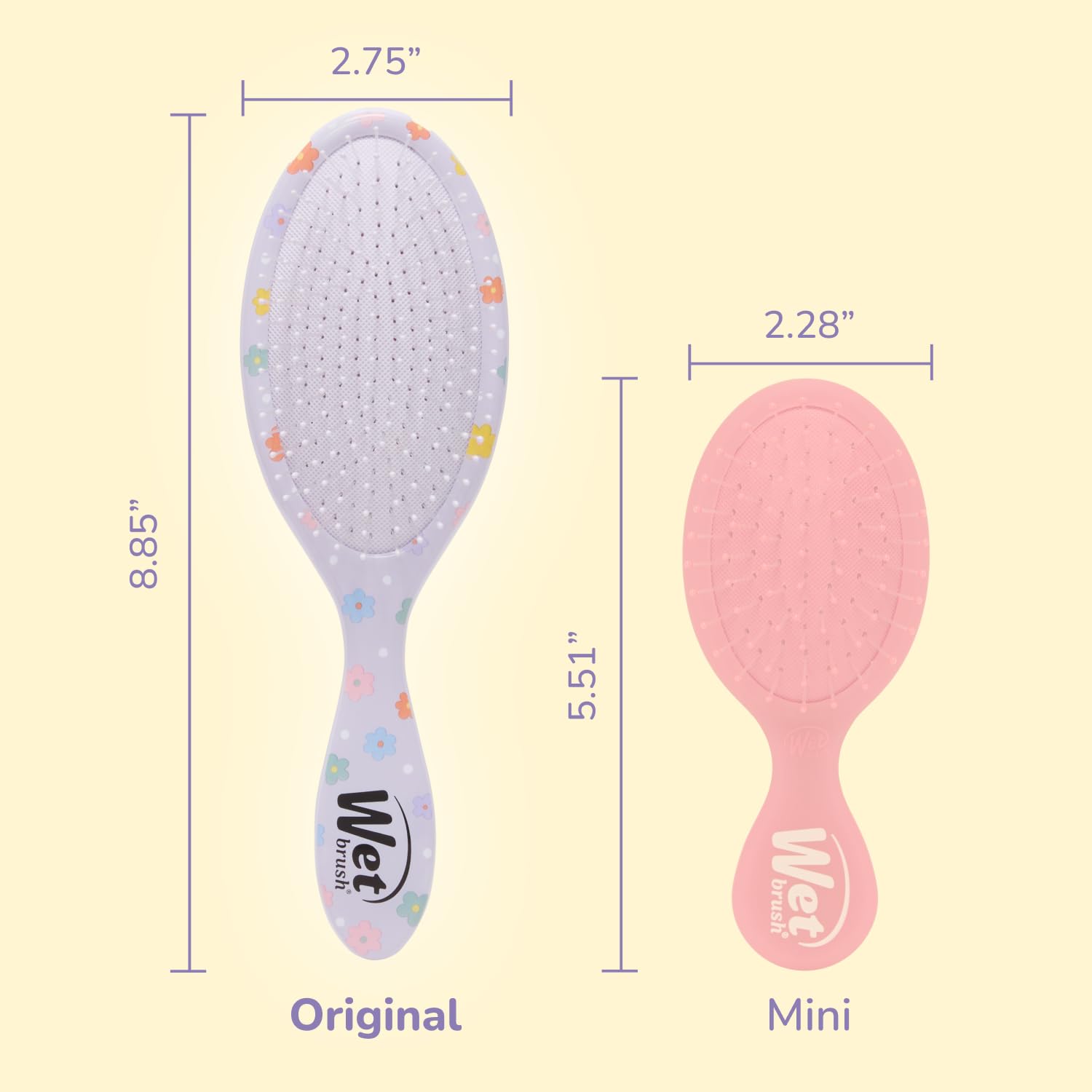 Wet Brush Original Detangler Disney Hello Daisy for Effortless Styling