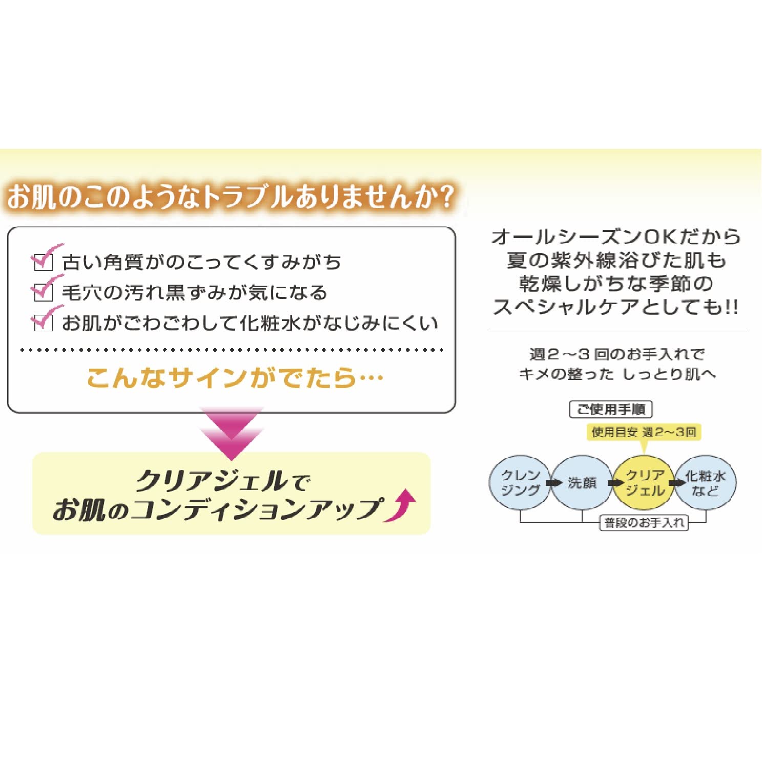 Natural Works Facial Clear Gel 200ml for Japanese Skincare