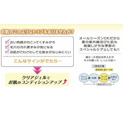 Natural Works Facial Clear Gel 200ml for Japanese Skincare