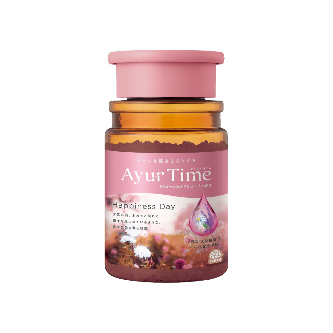 AyurTime Happiness Day Bath Salt Chamomile &amp; Clary Sage 520g