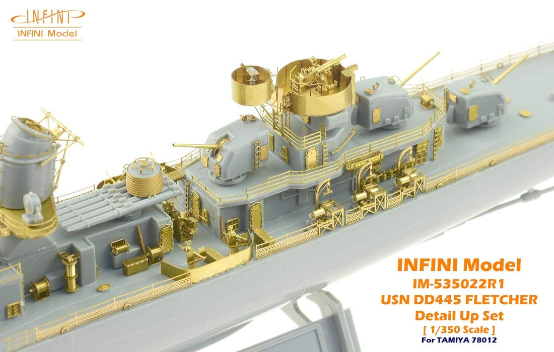Infini Model 1/350 Scale Fletcher Class Destroyer Model Parts
