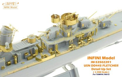 Infini Model 1/350 Scale Fletcher Class Destroyer Model Parts