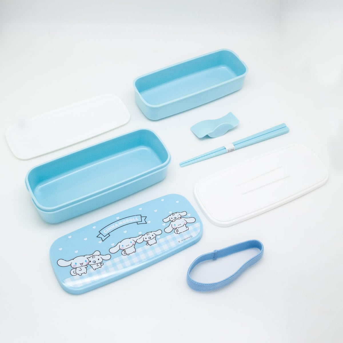 OSK Cinnamon Roll Two-Tier Lunch Box with Dividers