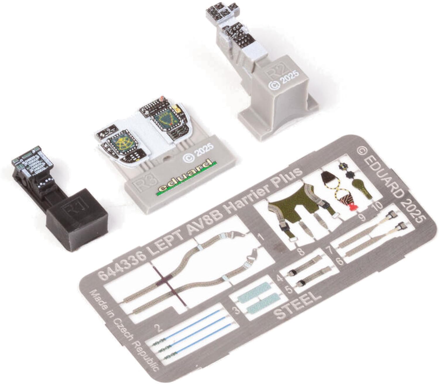 Eduard 1/48 Scale AV-8B Harrier II+ Instrument Panel Model Parts