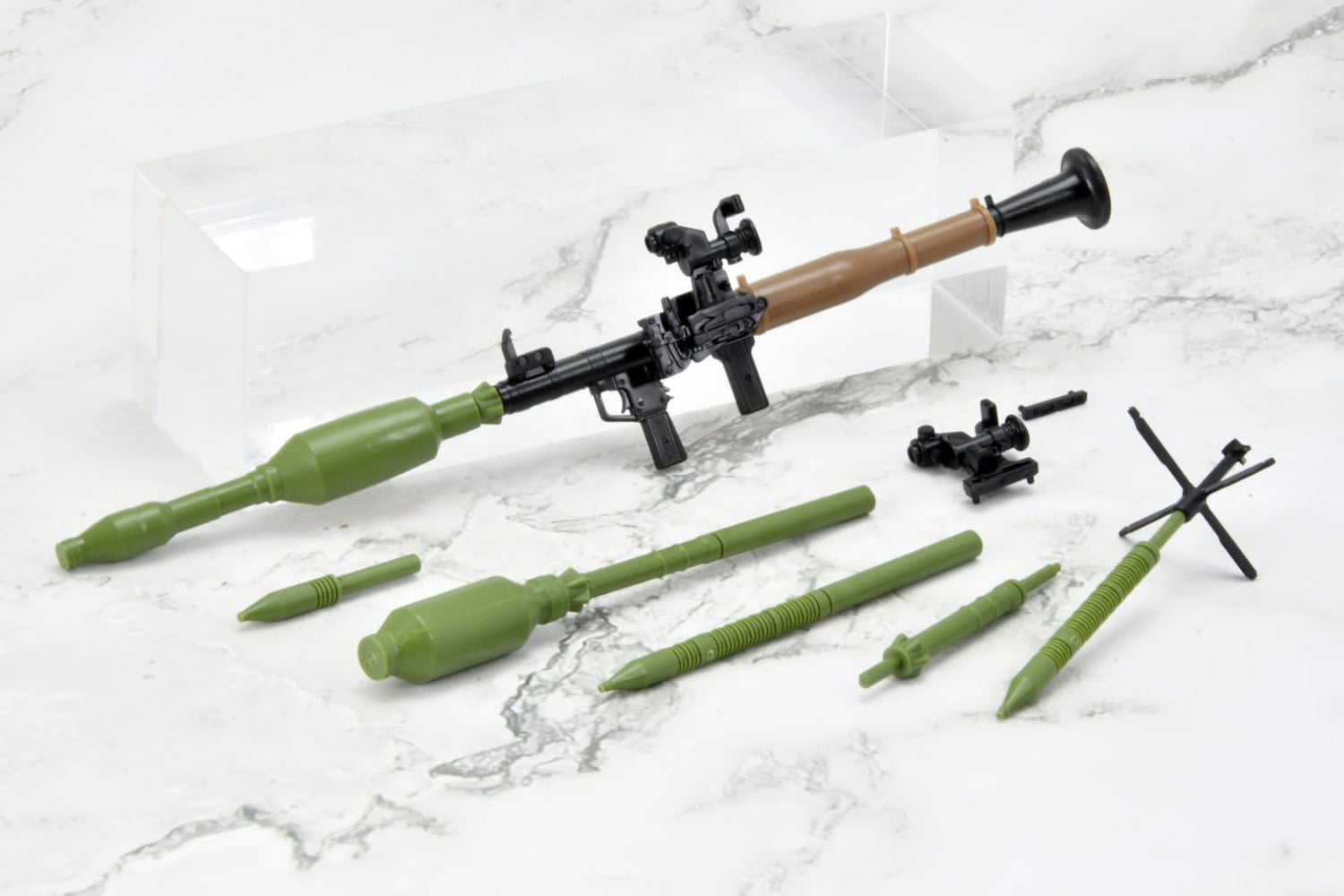 TOMYTEC 1/12 Little Armory RPG7V2 Type Unpainted Assembly Kit