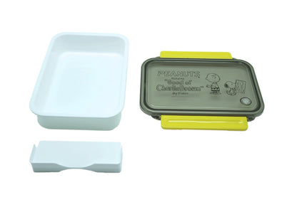 OSK Lunch Box Snoopy Peanuts 650ml with Dividers for Kids and Adults