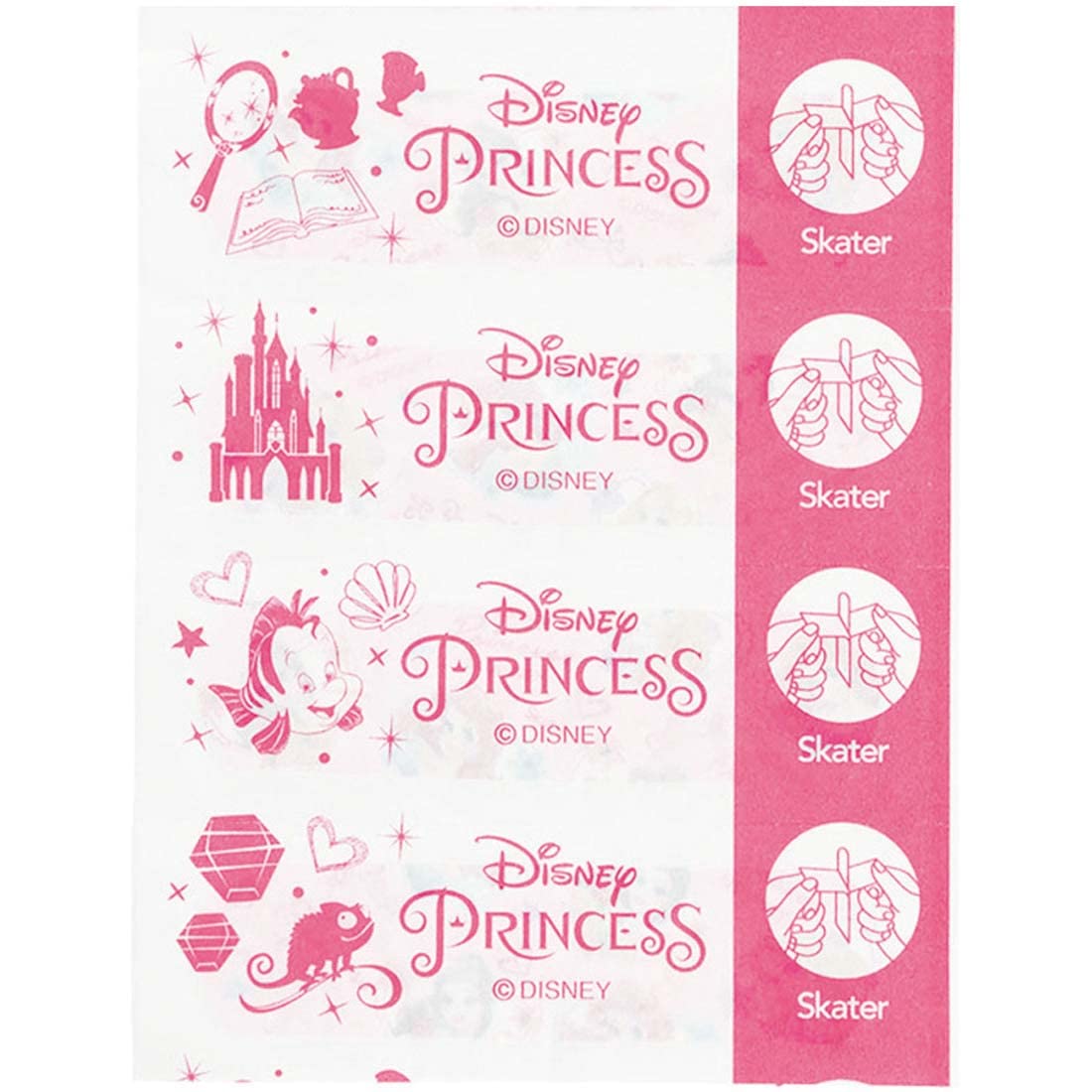 Skater Band-Aids Disney Princess M Size 100 Count