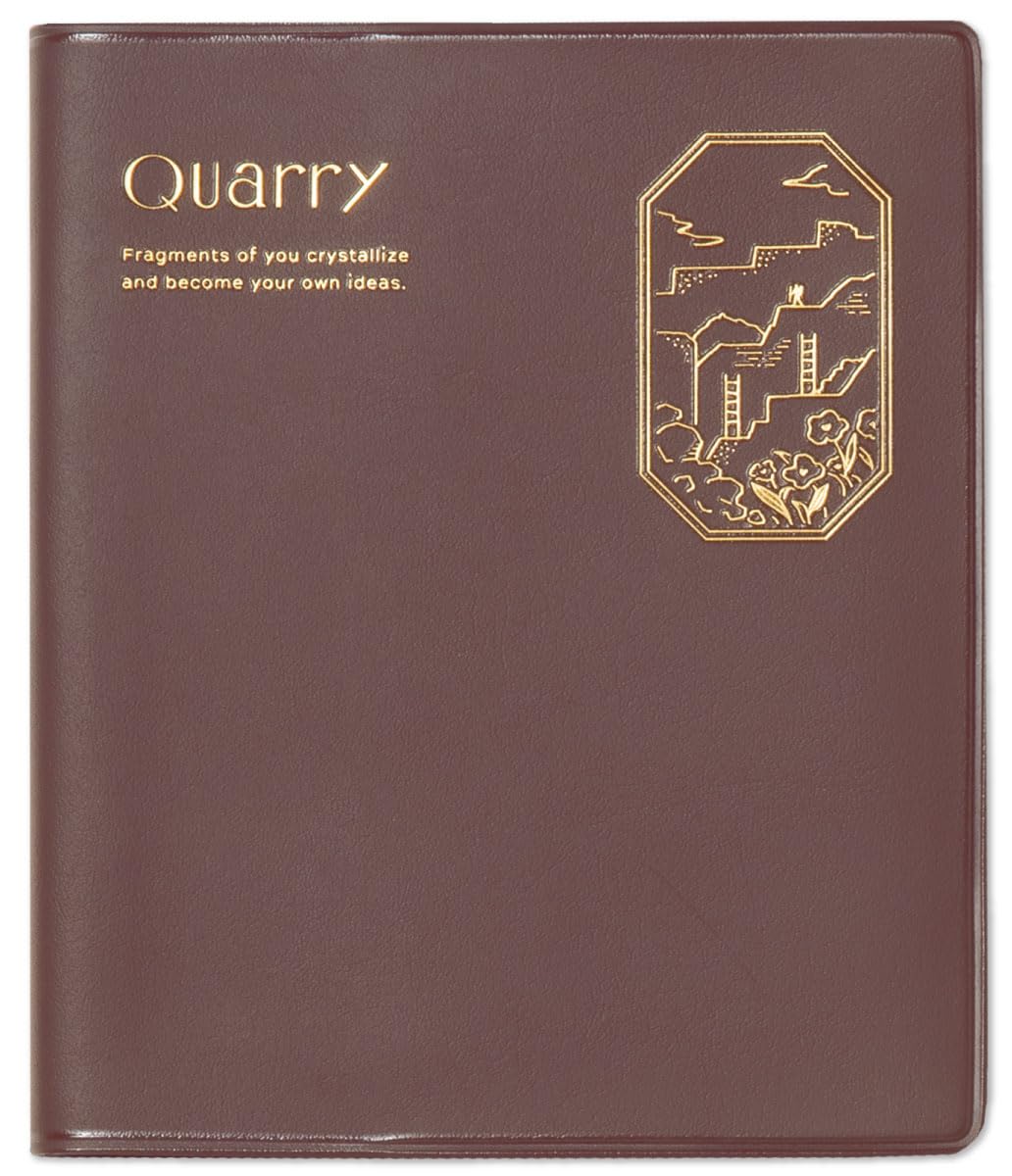 Iroha Publishing Quarry Fragments Log Burgundy Decorative Journal