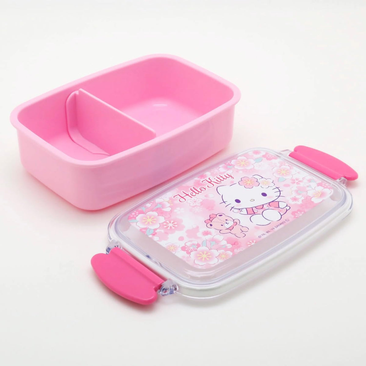 OSK Hello Kitty Sakura Lunch Box 500ml with Dividers for Kids