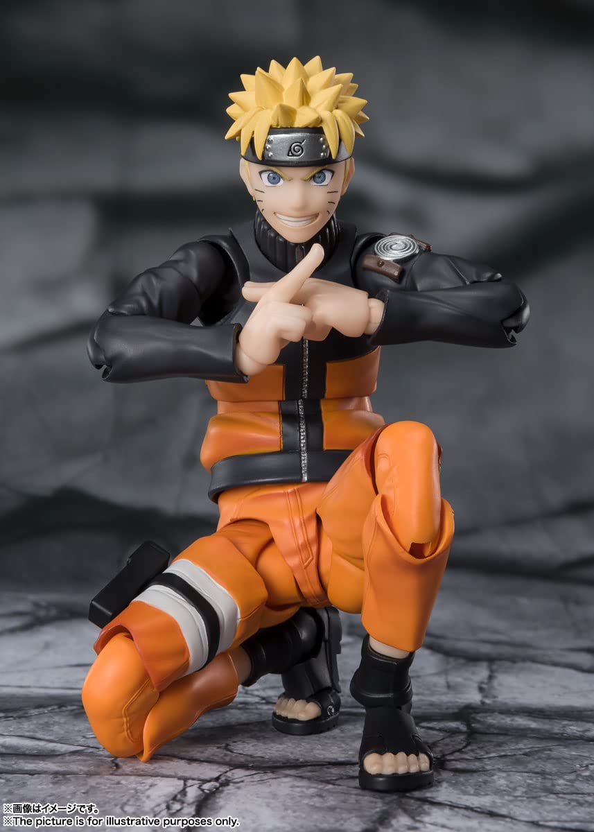 TAMASHII NATIONS S.H. Figuarts Naruto Uzumaki PVC Figure 145mm
