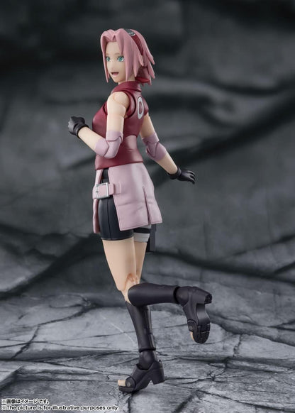 TAMASHII NATIONS S.H. Figuarts Naruto Sakura Figure 135mm