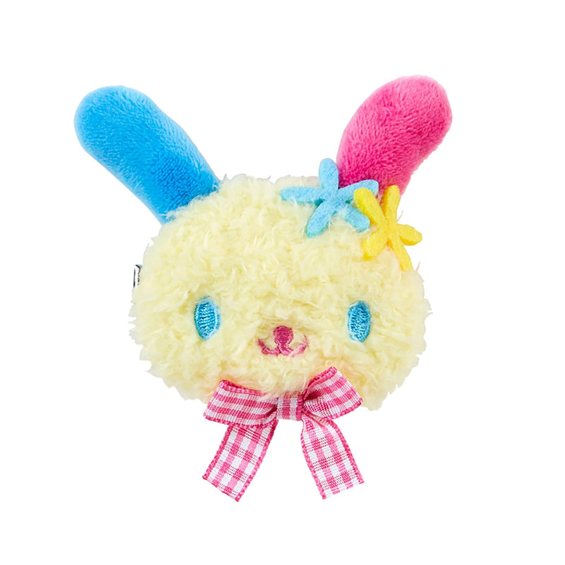 SANRIO Face-Shaped Hair Clip Bunny Flower for Cute Hair Styling